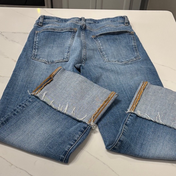 Pilcro Blue Flare & Wide Leg Jeans - Picture 2 of 16